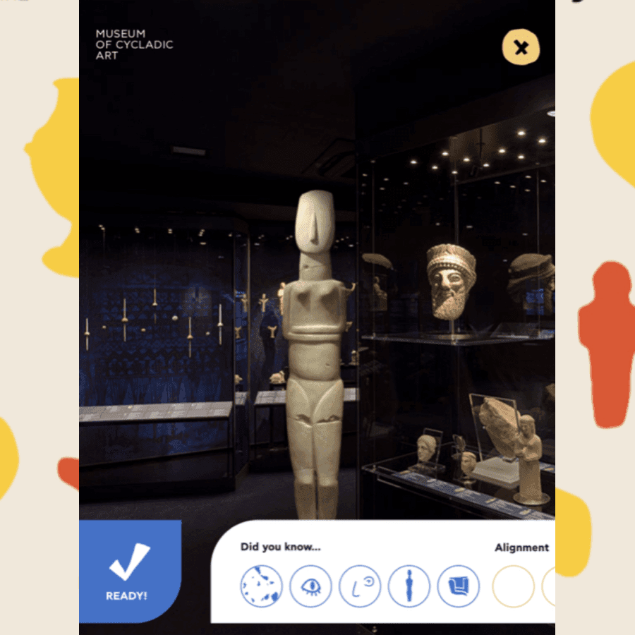 An educational and entertaining AR Application for the Museum of Cycladic Art in Athens